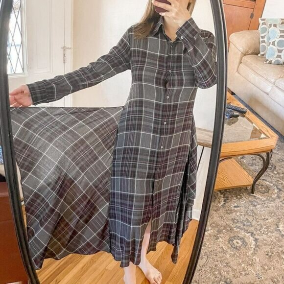Public School New York Plaid Midi Dress - Picture 5 of 10